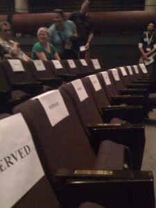 reserved seating